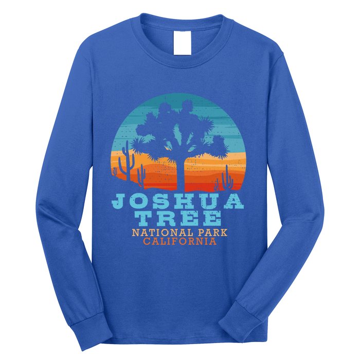 Joshua Tree Funny Gift Desert Palm Outdoor Camping Cactus Springs Cool Gift Long Sleeve Shirt