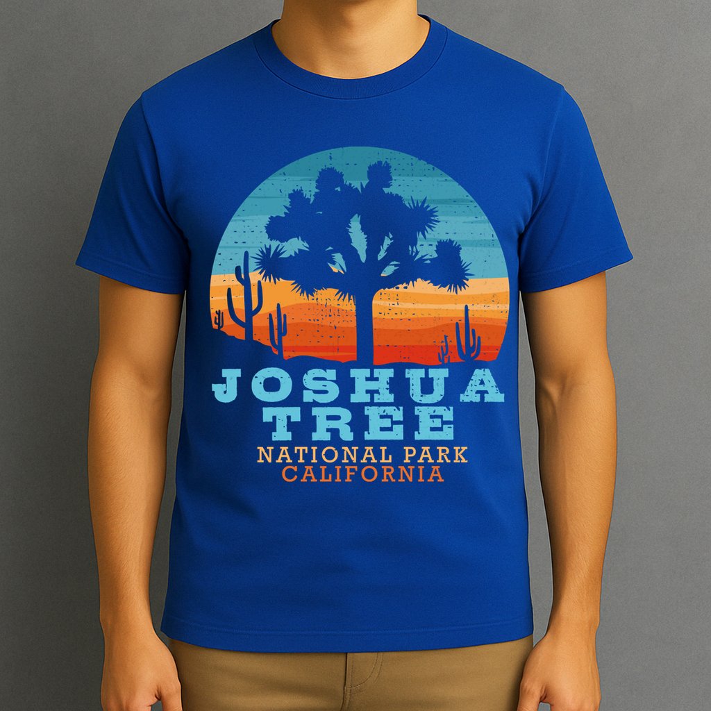 Joshua Tree Funny Gift Desert Palm Outdoor Camping Cactus Springs Cool Gift T-Shirt