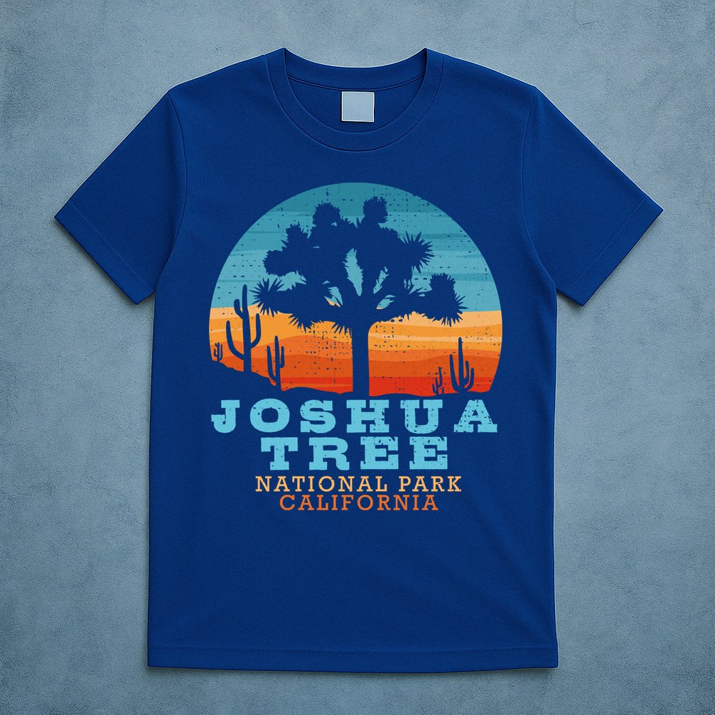 Joshua Tree Funny Gift Desert Palm Outdoor Camping Cactus Springs Cool Gift T-Shirt