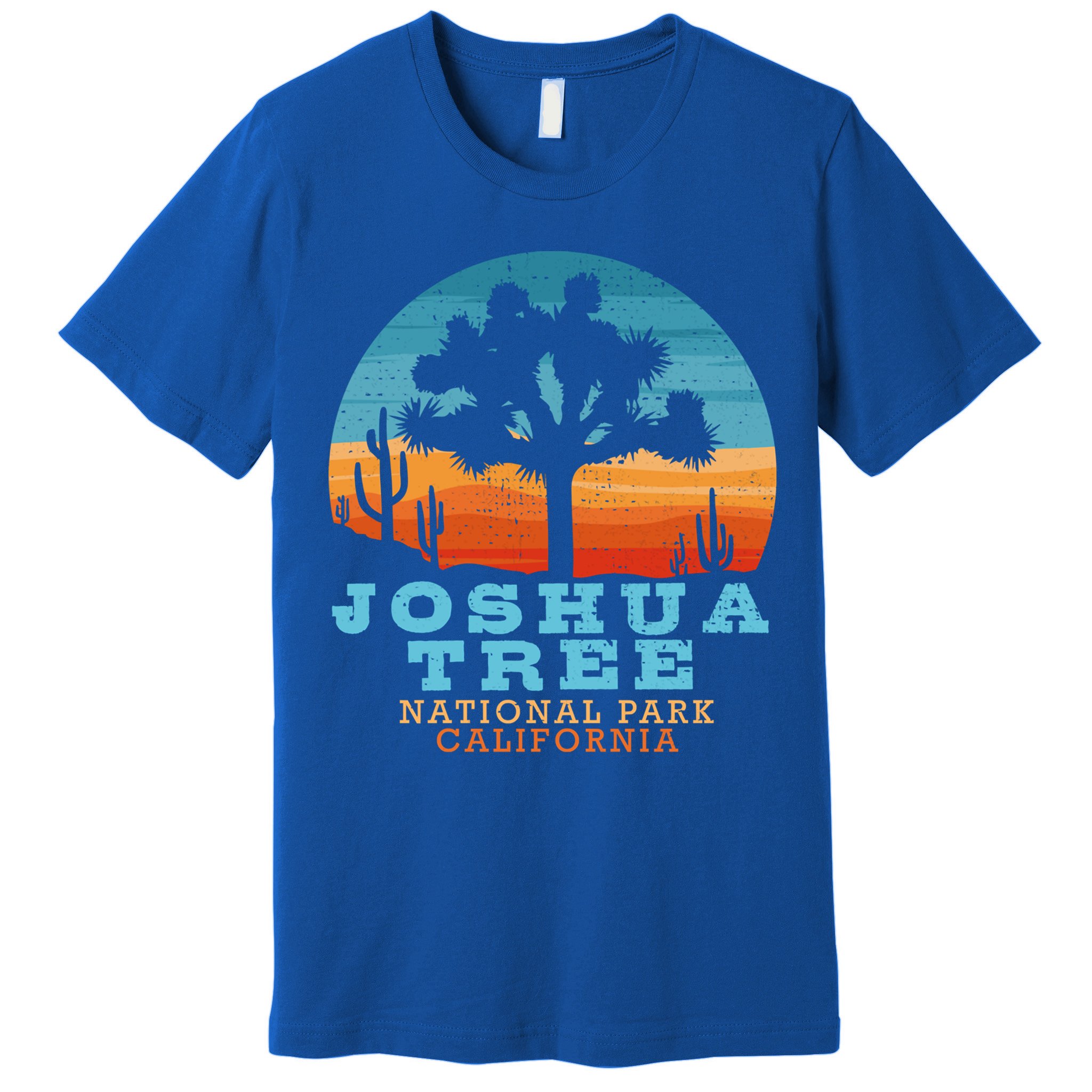 Joshua Tree Funny Gift Desert Palm Outdoor Camping Cactus Springs Cool Gift Premium T-Shirt