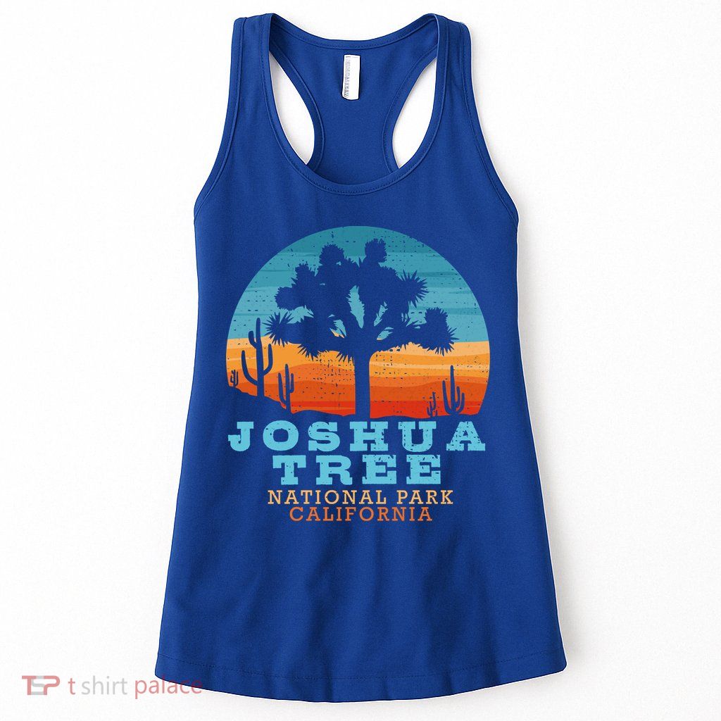Joshua Tree Funny Gift Desert Palm Outdoor Camping Cactus Springs Cool Gift Womens Tank Top