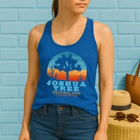 Joshua Tree Funny Gift Desert Palm Outdoor Camping Cactus Springs Cool Gift Womens Tank Top