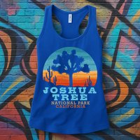Joshua Tree Funny Gift Desert Palm Outdoor Camping Cactus Springs Cool Gift Womens Tank Top