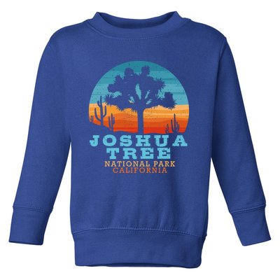 Joshua Tree Funny Gift Desert Palm Outdoor Camping Cactus Springs Cool Gift Toddler Sweatshirt