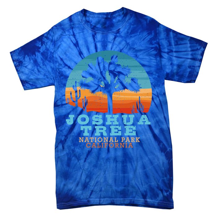 Joshua Tree Funny Gift Desert Palm Outdoor Camping Cactus Springs Cool Gift Tie-Dye T-Shirt