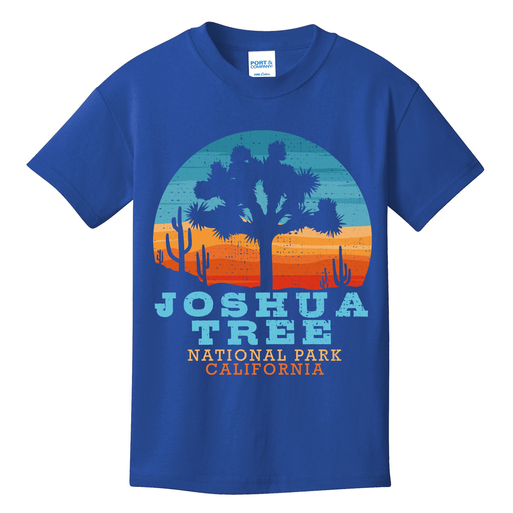 Joshua Tree Funny Gift Desert Palm Outdoor Camping Cactus Springs Cool Gift Kids T-Shirt