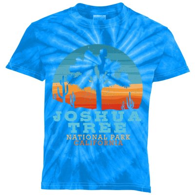 Joshua Tree Funny Gift Desert Palm Outdoor Camping Cactus Springs Cool Gift Kids Tie-Dye T-Shirt