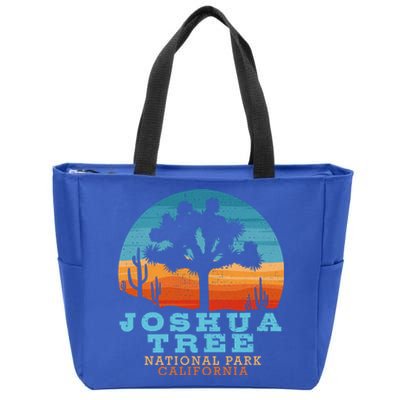 Joshua Tree Funny Gift Desert Palm Outdoor Camping Cactus Springs Cool Gift Zip Tote Bag