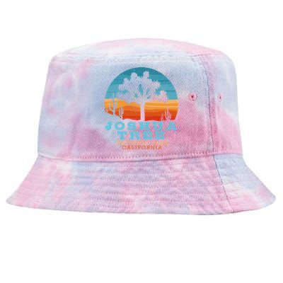 Joshua Tree Funny Gift Desert Palm Outdoor Camping Cactus Springs Cool Gift Tie-Dyed Bucket Hat