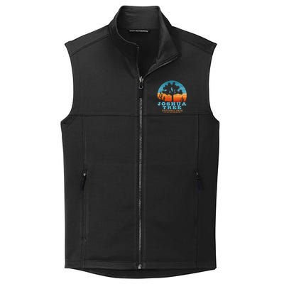 Joshua Tree Funny Gift Desert Palm Outdoor Camping Cactus Springs Cool Gift Collective Smooth Fleece Vest