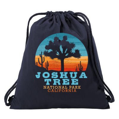 Joshua Tree Funny Gift Desert Palm Outdoor Camping Cactus Springs Cool Gift Drawstring Bag