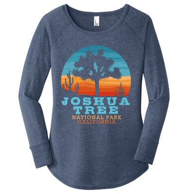 Joshua Tree Funny Gift Desert Palm Outdoor Camping Cactus Springs Cool Gift Women's Perfect Tri Tunic Long Sleeve Shirt