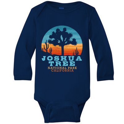 Joshua Tree Funny Gift Desert Palm Outdoor Camping Cactus Springs Cool Gift Baby Long Sleeve Bodysuit