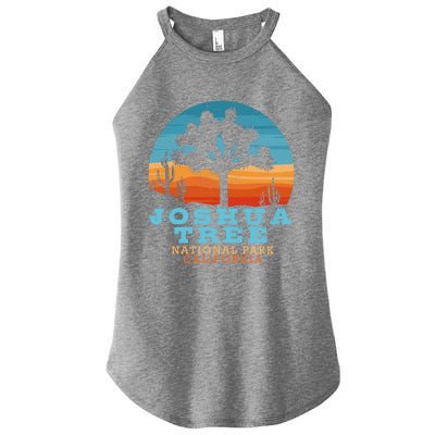 Joshua Tree Funny Gift Desert Palm Outdoor Camping Cactus Springs Cool Gift Women's Perfect Tri Rocker Tank