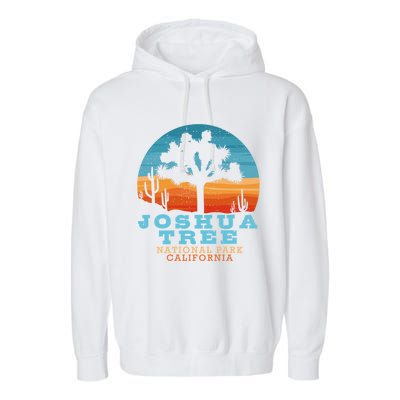 Joshua Tree Funny Gift Desert Palm Outdoor Camping Cactus Springs Cool Gift Garment-Dyed Fleece Hoodie