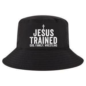 Jesus Trained God Family Wrestling Christian Wrestling Great Gift Cool Comfort Performance Bucket Hat