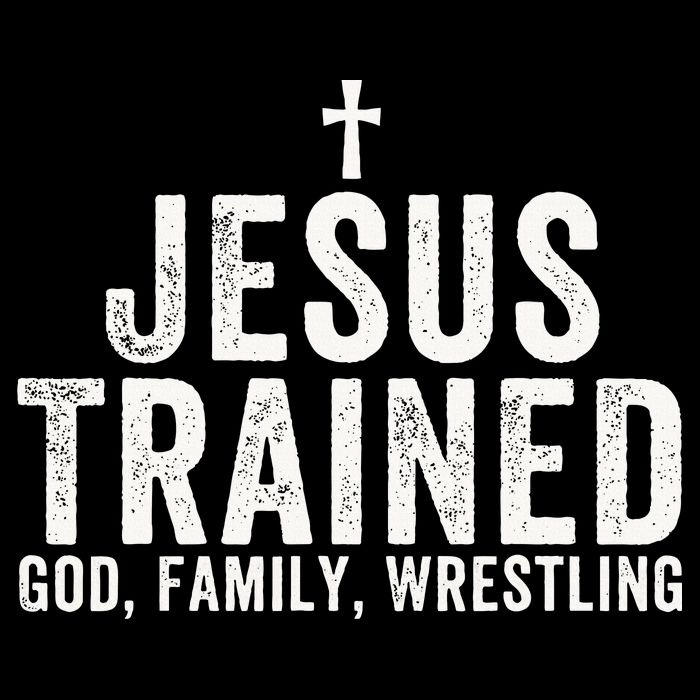 Jesus Trained God Family Wrestling Christian Wrestling Poster