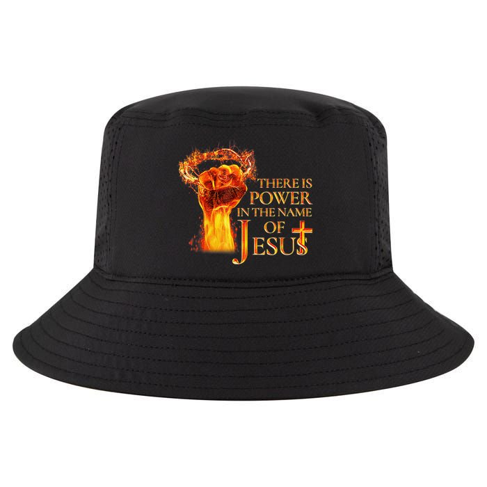 Jesus There Is Power In The Name Of Jesust Cool Comfort Performance Bucket Hat