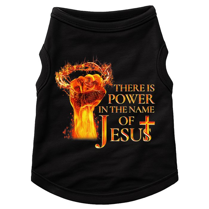 Jesus There Is Power In The Name Of Jesust Doggie Tank