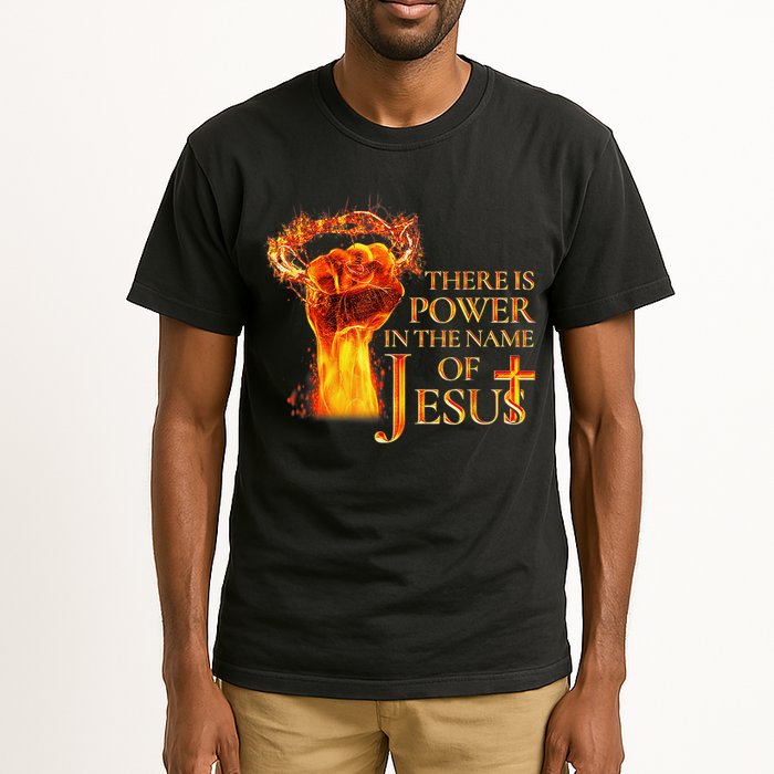 Jesus There Is Power In The Name Of Jesust Tall T-Shirt