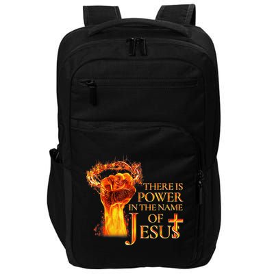 Jesus There Is Power In The Name Of Jesust Impact Tech Backpack