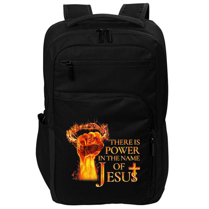 Jesus There Is Power In The Name Of Jesust Impact Tech Backpack