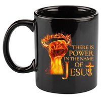 Jesus There Is Power In The Name Of Jesust 11oz C Handle Ceramic Mug