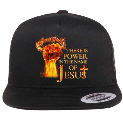 Jesus There Is Power In The Name Of Jesust Flatbill Hat