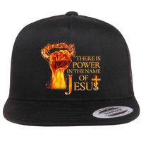 Jesus There Is Power In The Name Of Jesust Flatbill Hat