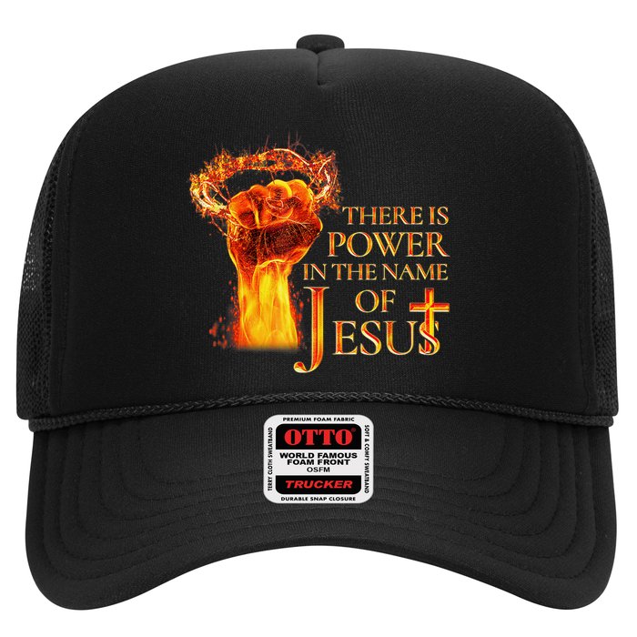 Jesus There Is Power In The Name Of Jesust Trucker Hat