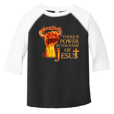 Jesus There Is Power In The Name Of Jesust Toddler Fine Jersey T-Shirt