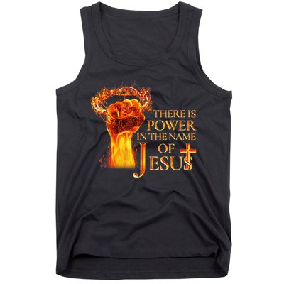 Jesus There Is Power In The Name Of Jesust Tank Top
