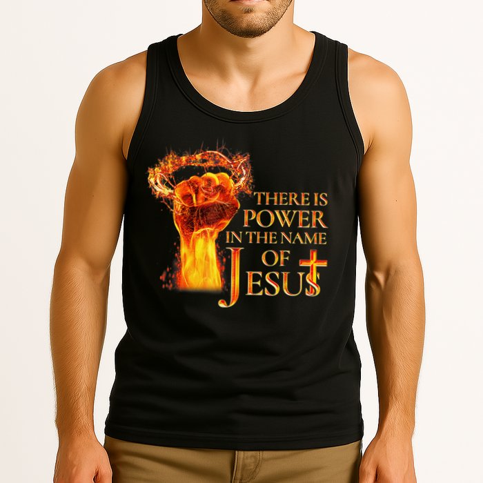 Jesus There Is Power In The Name Of Jesust Tank Top