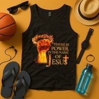 Jesus There Is Power In The Name Of Jesust Tank Top