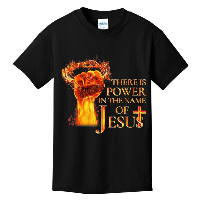 Jesus There Is Power In The Name Of Jesust Kids T-Shirt