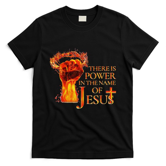Jesus There Is Power In The Name Of Jesust Funny Christian T-Shirt