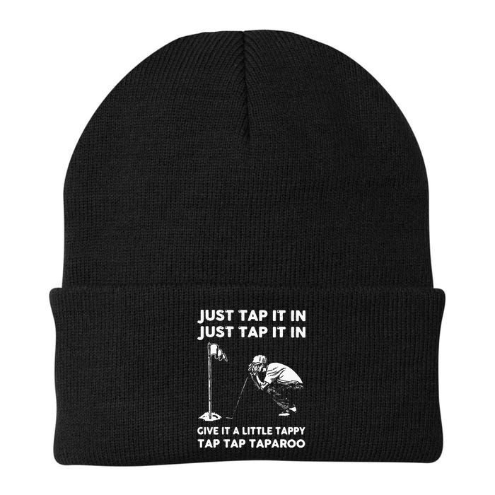 Just Tap It In Just Tap It In Give It A Little Tappy Tap Beanie
