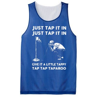 Just Tap It In Just Tap It In Give It A Little Tappy Tap Mesh Reversible Basketball Jersey Tank