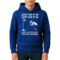 Just Tap It In Just Tap It In Give It A Little Tappy Tap Kids Hoodie