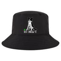 Just Throw It Funny Border Collie Dog Lover Cool Comfort Performance Bucket Hat