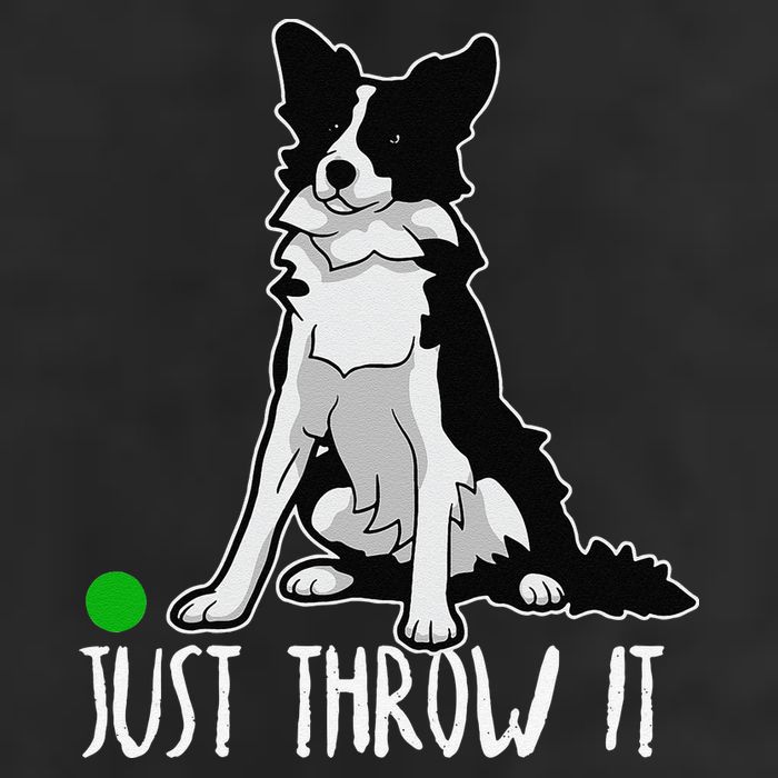Just Throw It Funny Border Collie Dog Lover 25L Jumbo Tote