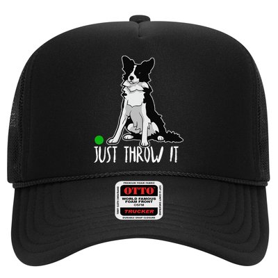Just Throw It Funny Border Collie Dog Lover Hat