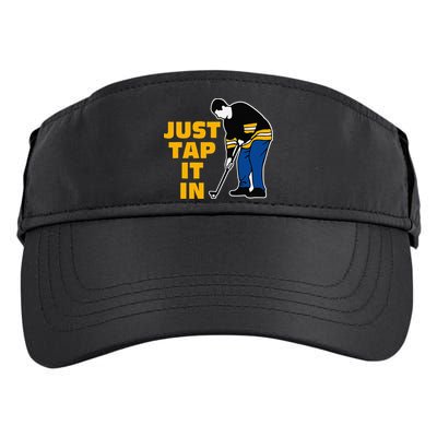 Just Tap It In Golf Lovers Adult Drive Performance Visor
