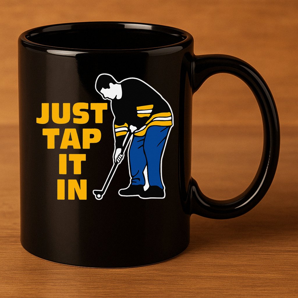 Just Tap It In Golf Lovers 11oz C Handle Ceramic Mug