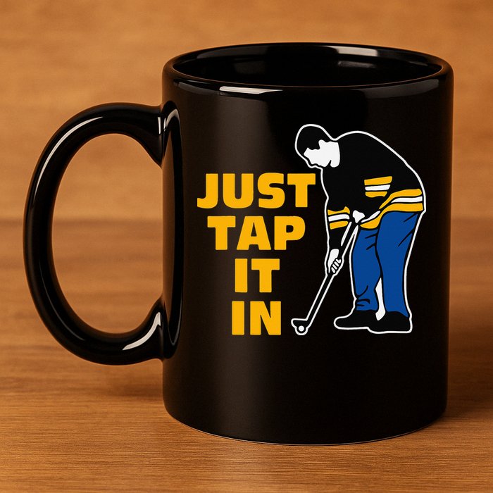 Just Tap It In Golf Lovers 11oz C Handle Ceramic Mug