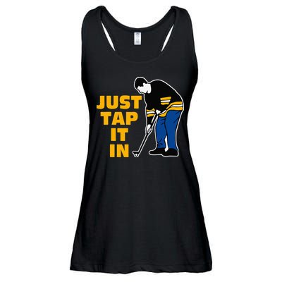 Just Tap It In Golf Lovers Ladies Essential Flowy Tank