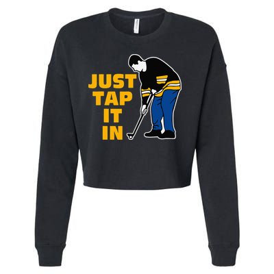 Just Tap It In Golf Lovers Cropped Pullover Crew
