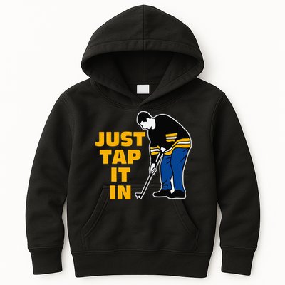 Just Tap It In Golf Lovers Kids Hoodie