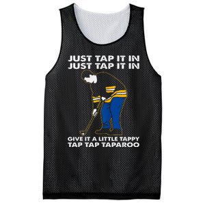 Just Tap It In Graphic Golfs Funny Outfits Sports Movies Mesh Reversible Basketball Jersey Tank