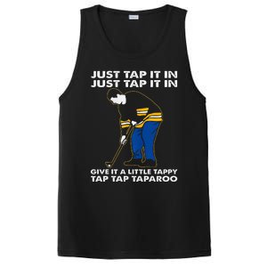 Just Tap It In Graphic Golfs Funny Outfits Sports Movies PosiCharge Competitor Tank